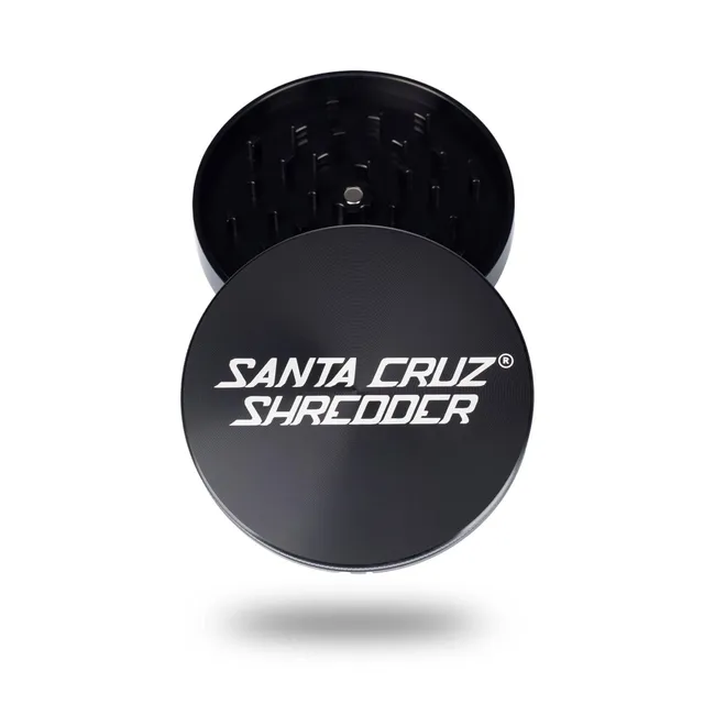 santa-cruz-shredder-jumbo-moulin-herbe-noir-mat-2-parties-4-pouces image 1