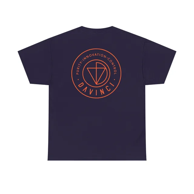 davinci-iq-t-shirt-logo-violet-coton-collection-marque image 1