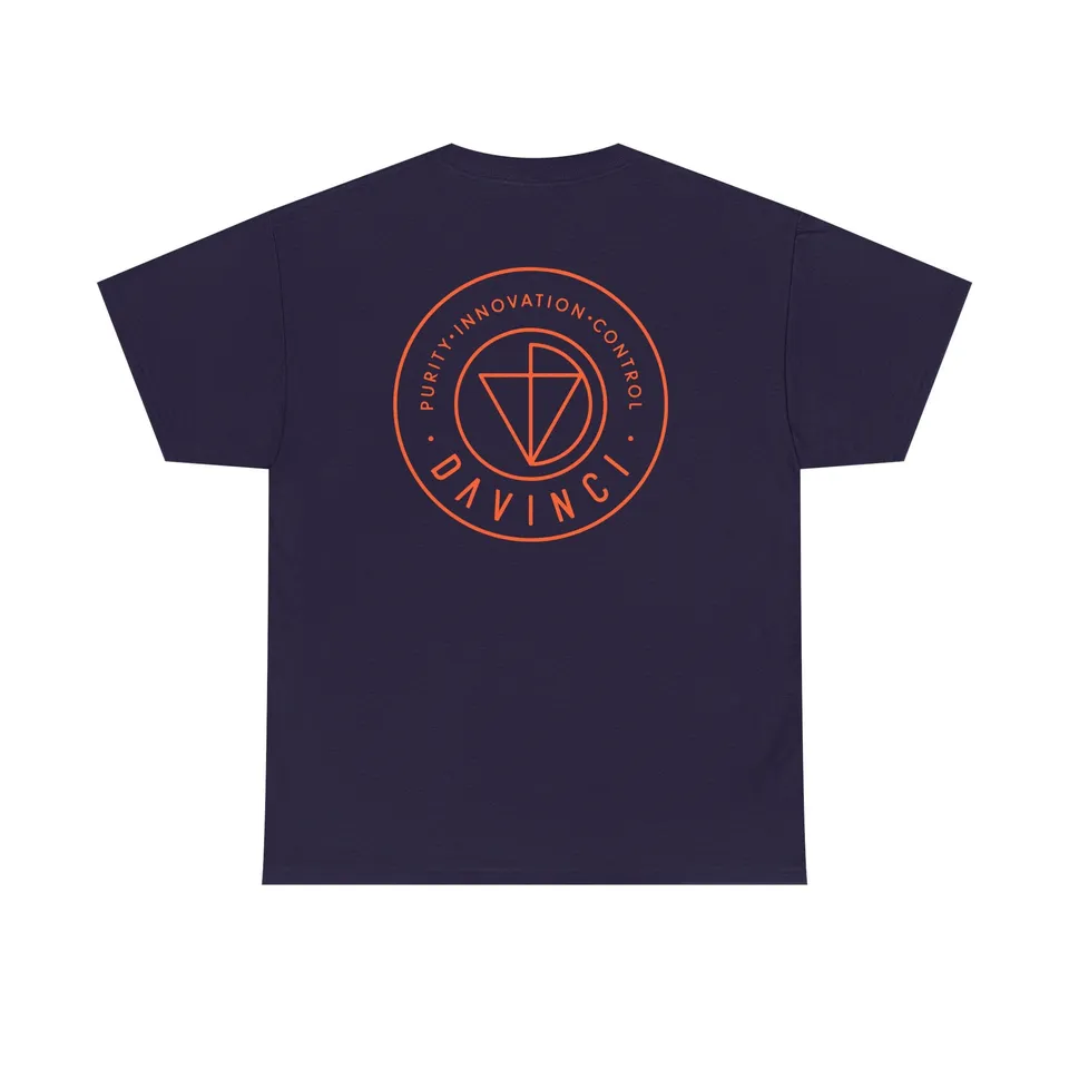 davinci-iq-t-shirt-logo-violet-coton-collection-marque image 1