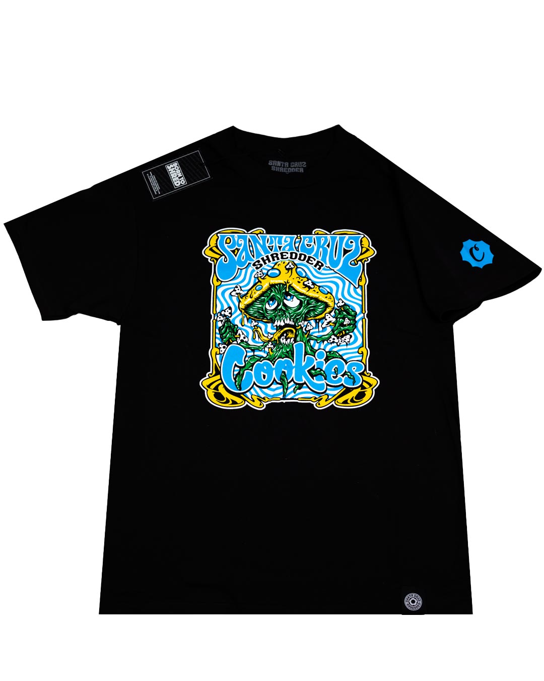 santa-cruz-shredder-aluminum-scs-x-cookies-t-shirt-coton image 2