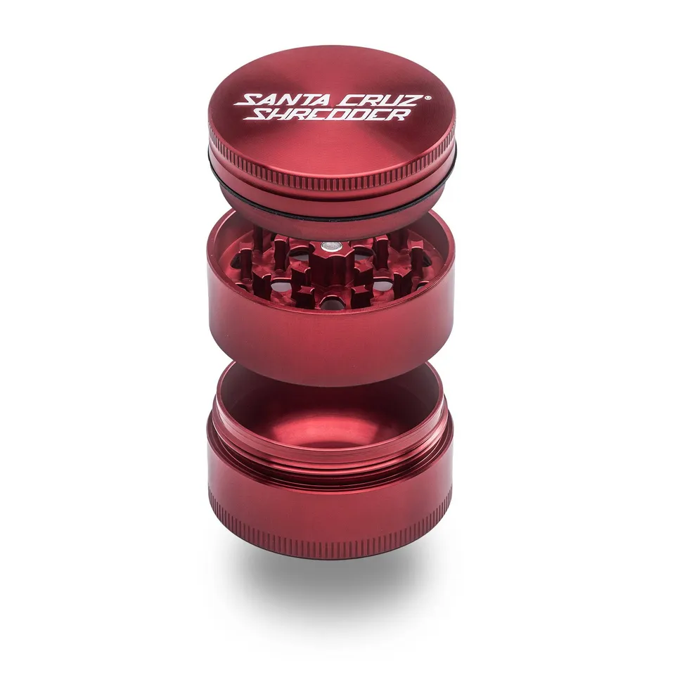 santa-cruz-shredder-aluminium-3-parties-medium-grinder-rouge image 1