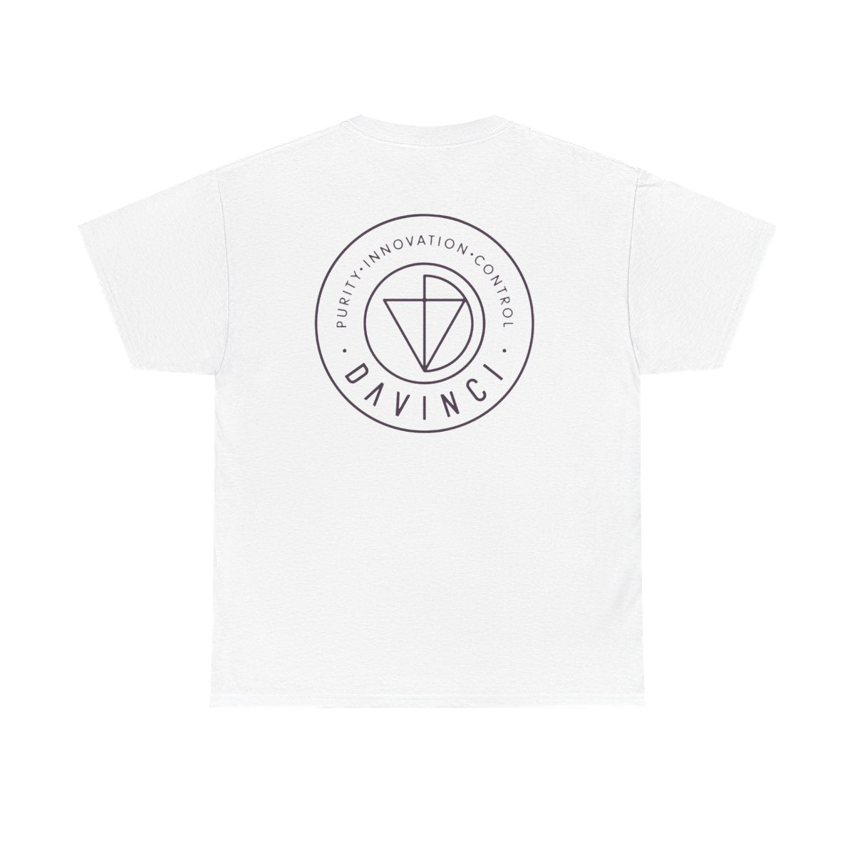 davinci-iq-t-shirt-logo-blanc-t-shirt-coton-blanc image 1