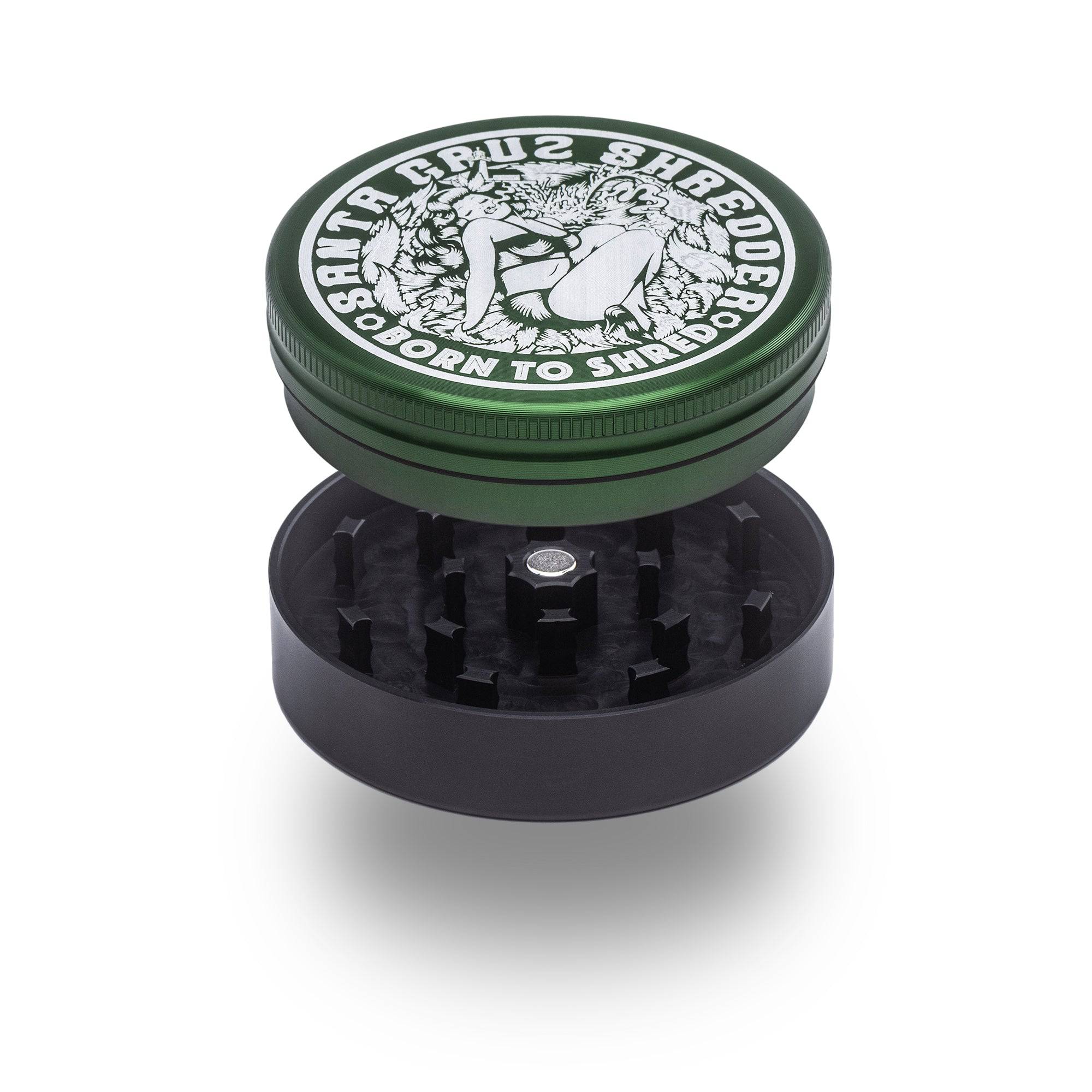santa-cruz-shredder-aluminium-large-pin-up-grinder-2-parties-bleu image 4