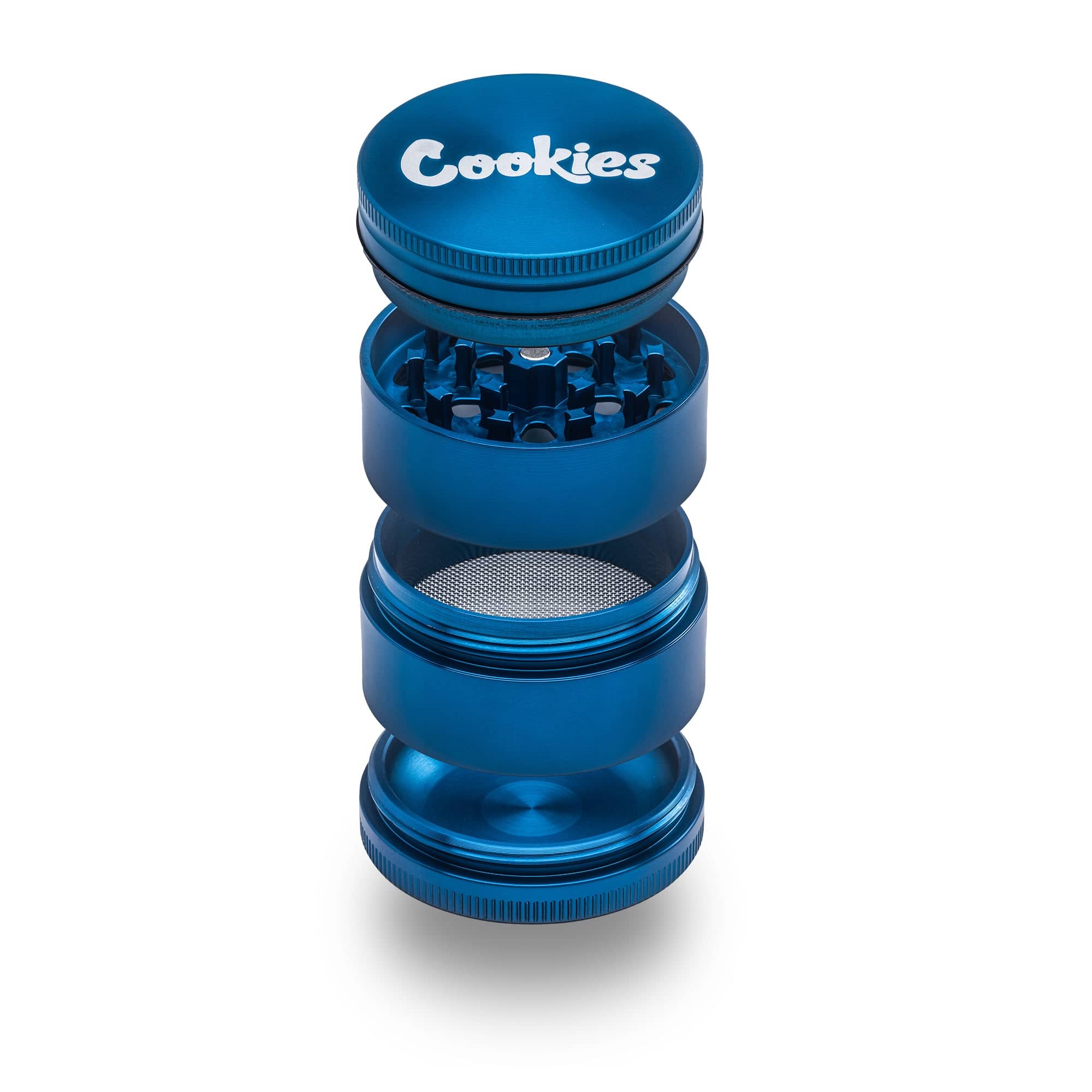santa-cruz-shredder-aluminum-cookies-moulin-herbe-bleu-medium-4-parties image 1