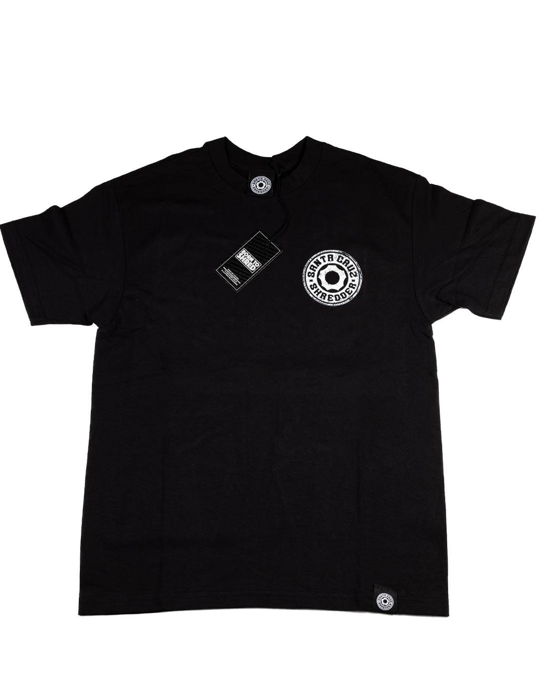 santa-cruz-shredder-cog-t-shirt-coton-noir-logo-rouge image 7
