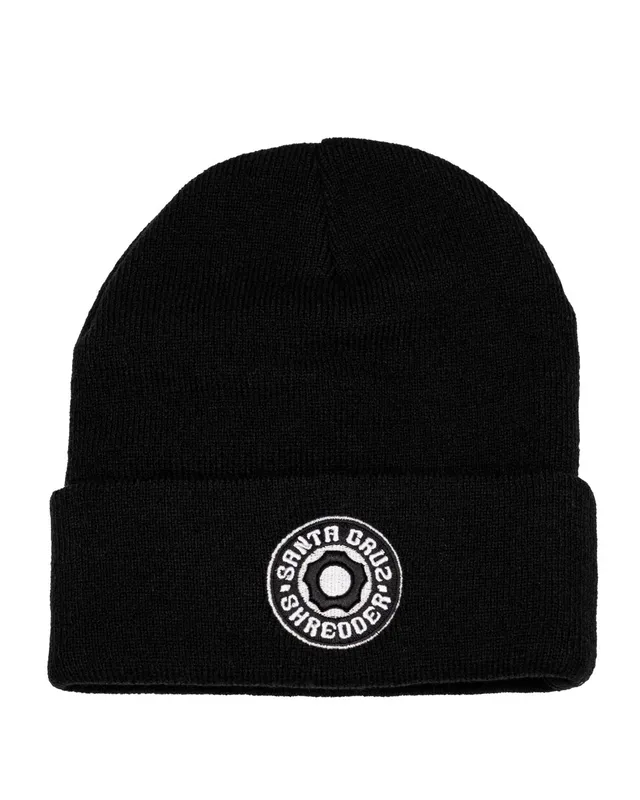 santa-cruz-shredder-cog-bonnet-brod-noir image 1