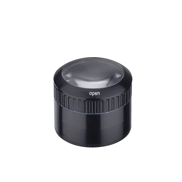 champhigh-prepare-magnifier-black-grinder-50-mm-4-parties-loupe image 1