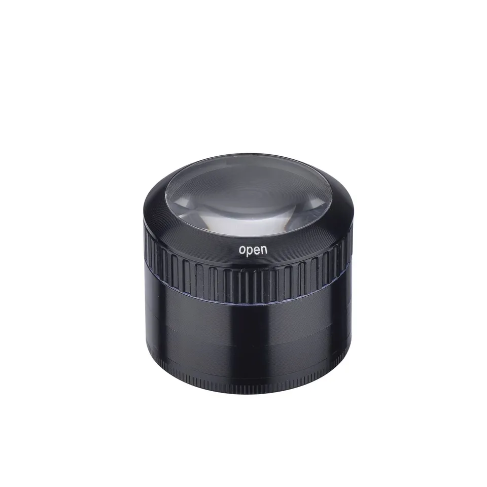 champhigh-prepare-magnifier-black-grinder-50-mm-4-parties-loupe image 1