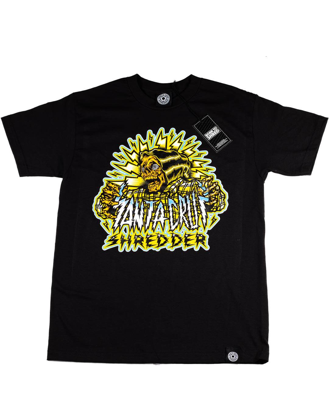 santa-cruz-shredder-shocker-skull-t-shirt-noir-s image 3