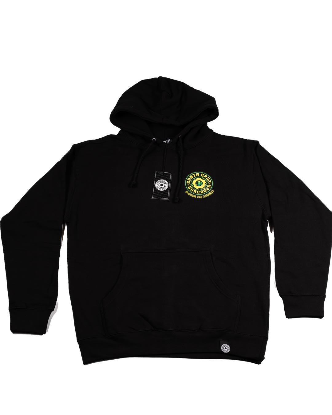 santa-cruz-shredder-aluminum-pinup-hoodie-sweat-noir-m image 4