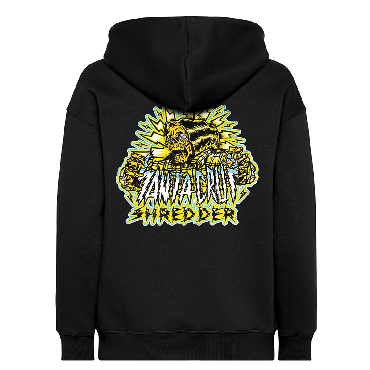 santa-cruz-shredder-shocker-skull-hoodie-sweat-noir-l image 1