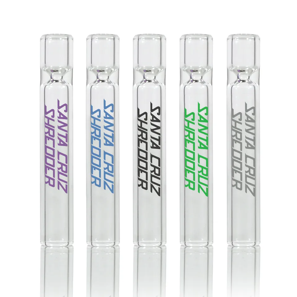 santa-cruz-shredder-hemp-pipe-verre-bleue-one-hitter image 1