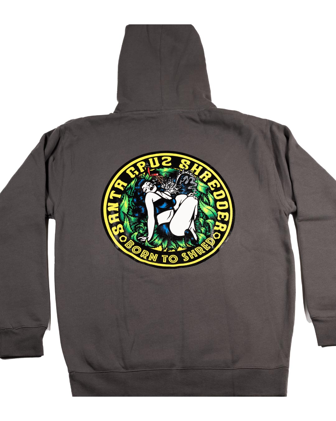 santa-cruz-shredder-aluminum-pinup-hoodie-sweat-noir-m image 5