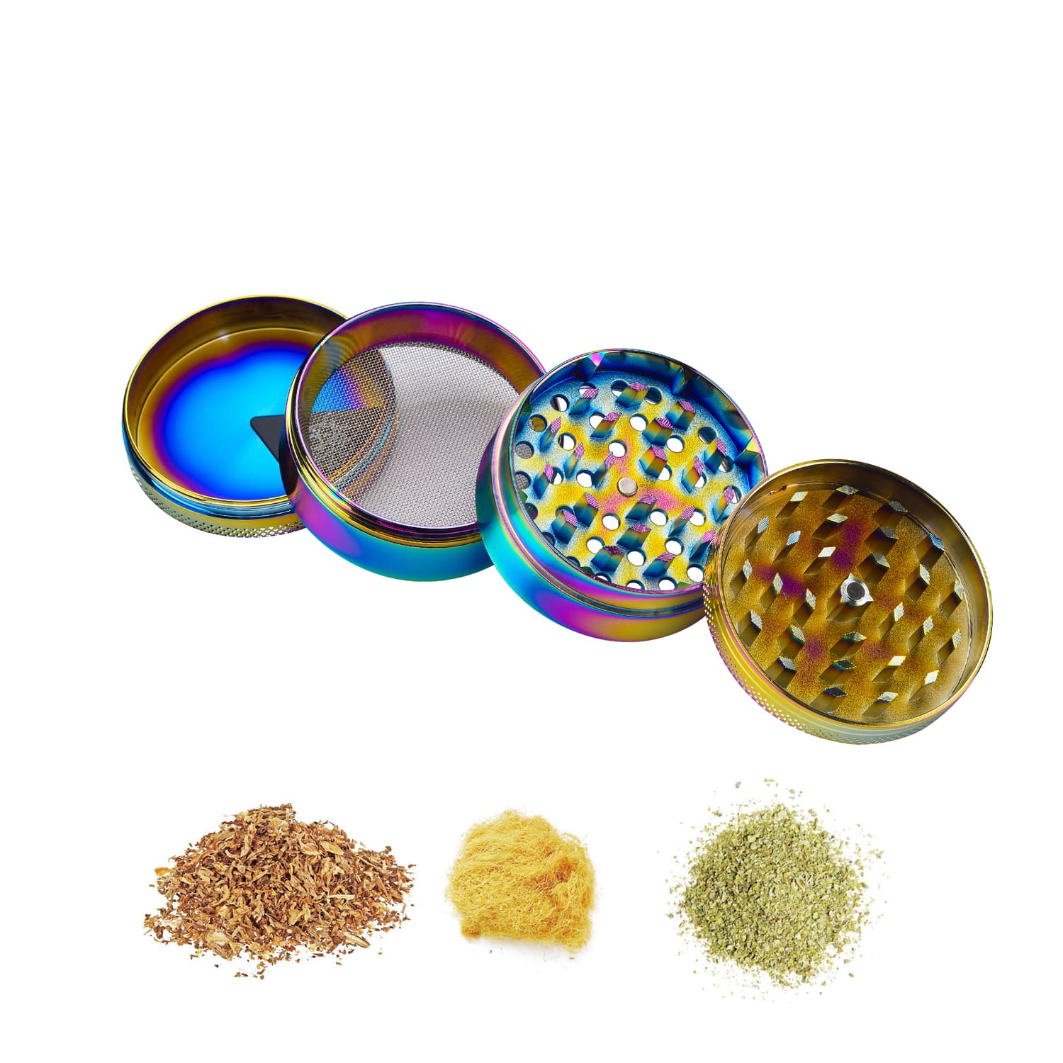 champhigh-rainbow-grinder-55-mm-4-parties-dents-diamant image 4