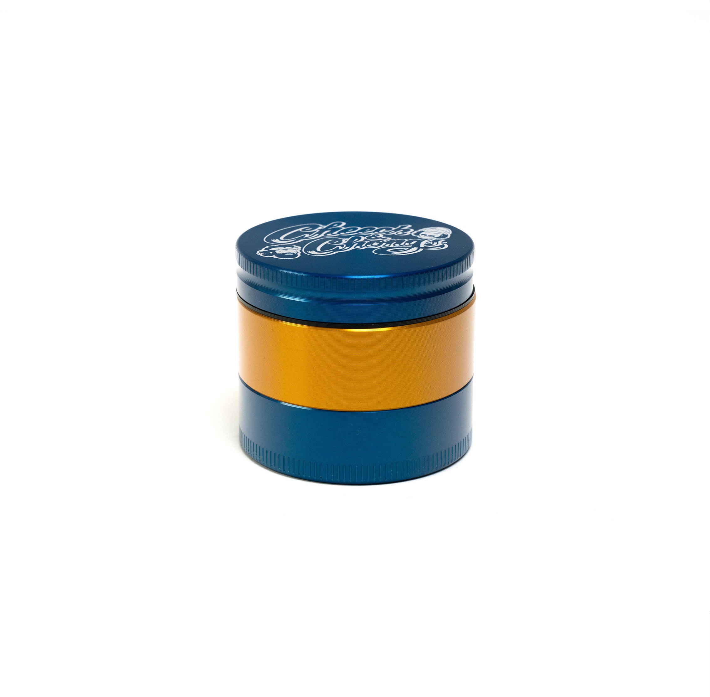 cheech-chong-aluminium-3-pi-ces-medium-grinder-bleu-or image 4