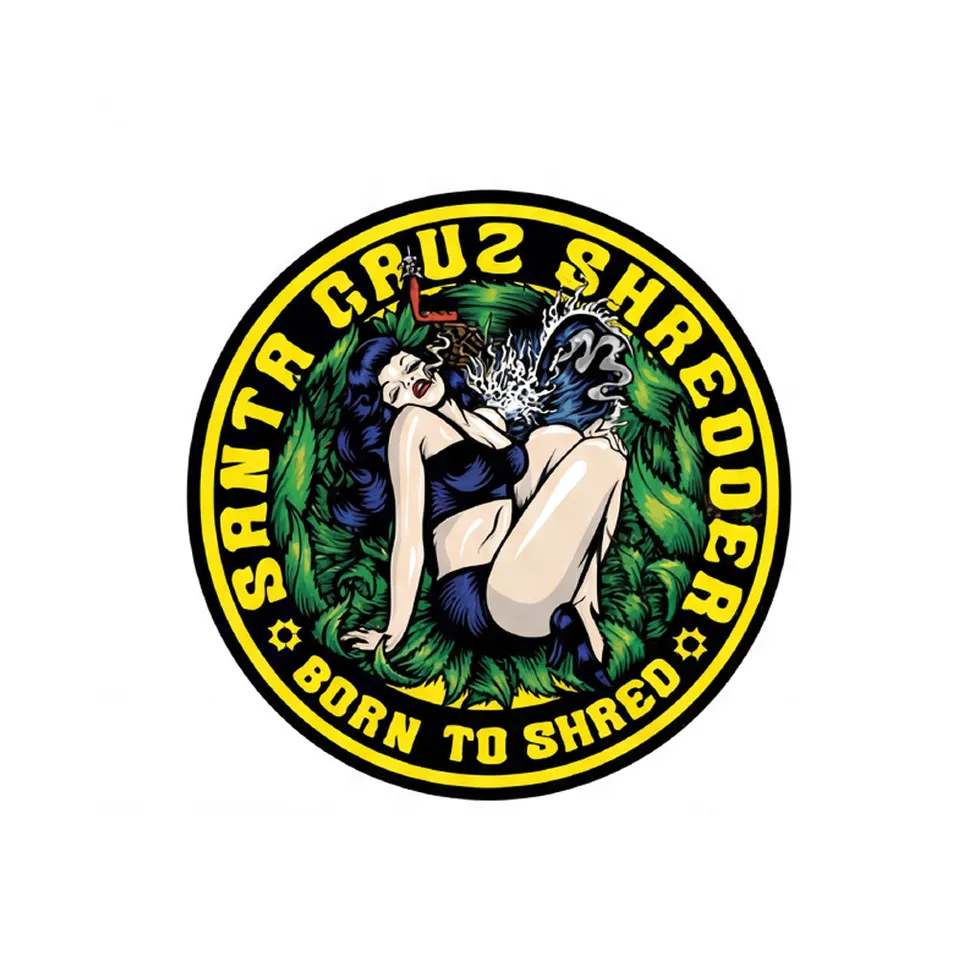 santa-cruz-shredder-aluminum-stickers-autocollant-pin-up image 1