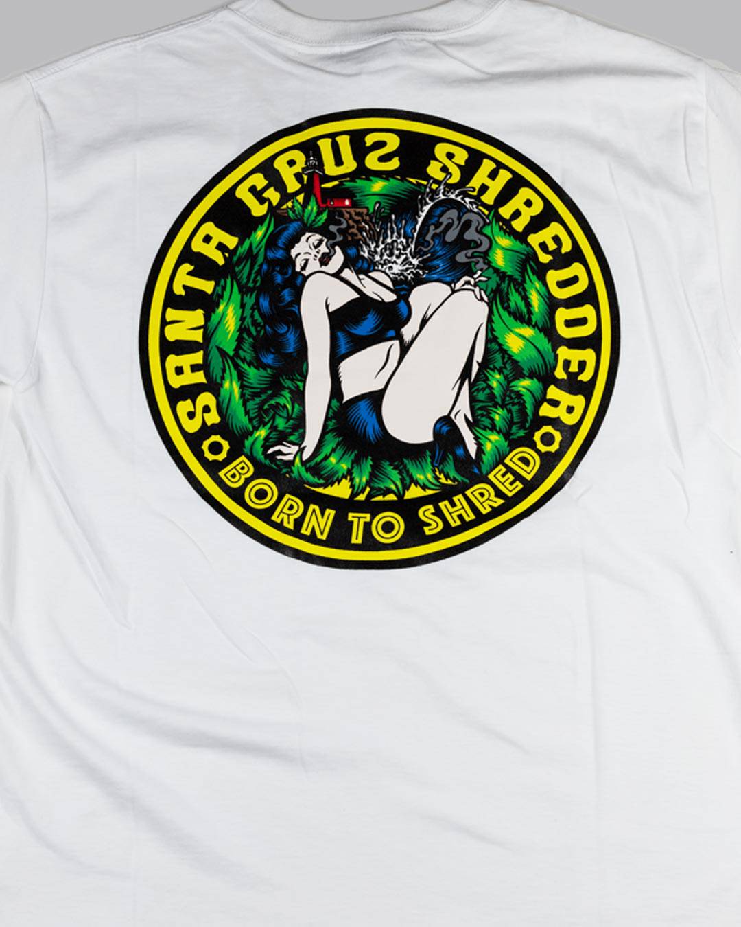 santa-cruz-shredder-pinup-t-shirt-coton-noir-blanc image 6
