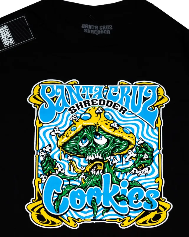 santa-cruz-shredder-aluminum-scs-x-cookies-t-shirt-coton image 1