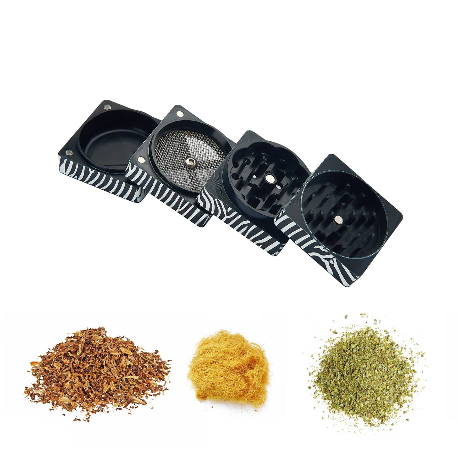 champhigh-prepare-square-zebra-grinder-carr-55-mm-aimant image 2