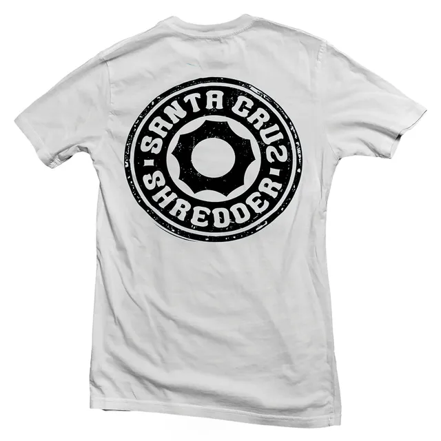 santa-cruz-shredder-cog-t-shirt-coton-noir-logo-rouge image 1