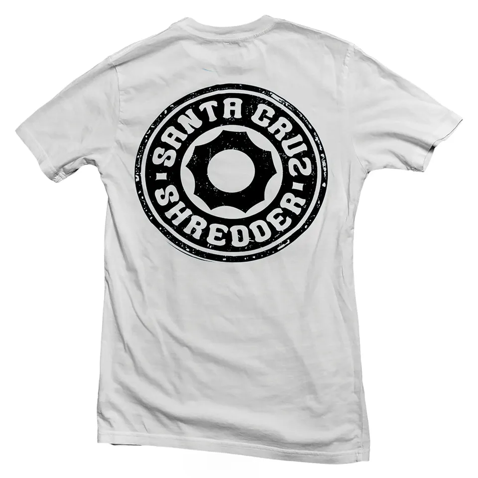 santa-cruz-shredder-cog-t-shirt-coton-noir-logo-rouge image 1
