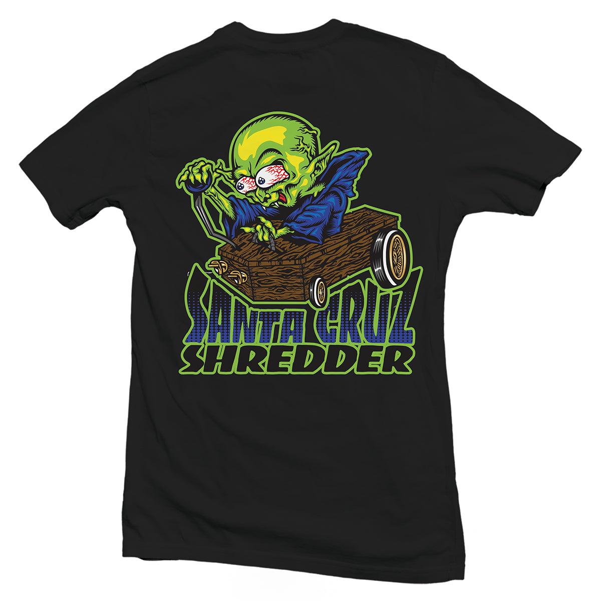 santa-cruz-shredder-aluminum-shred-till-dead-t-shirt-noir-m image 6