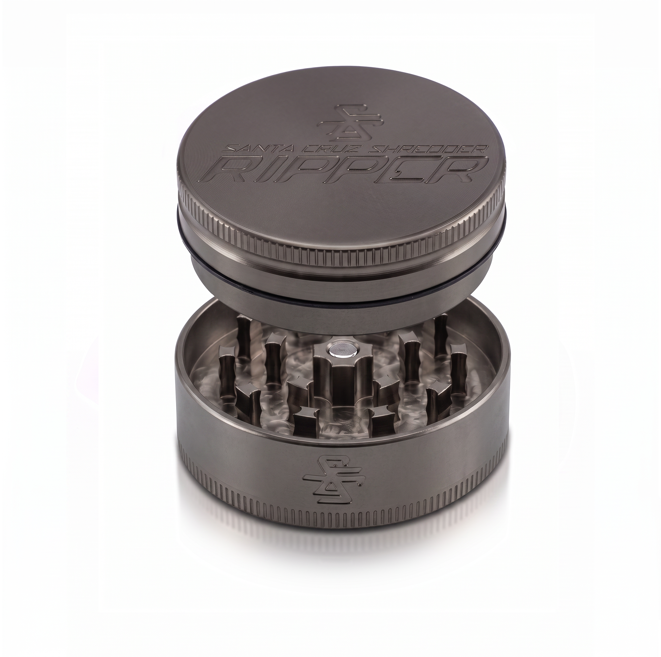 santa-cruz-ripper-2-pi-ces-medium-grinder-aluminium-or-mat image 1