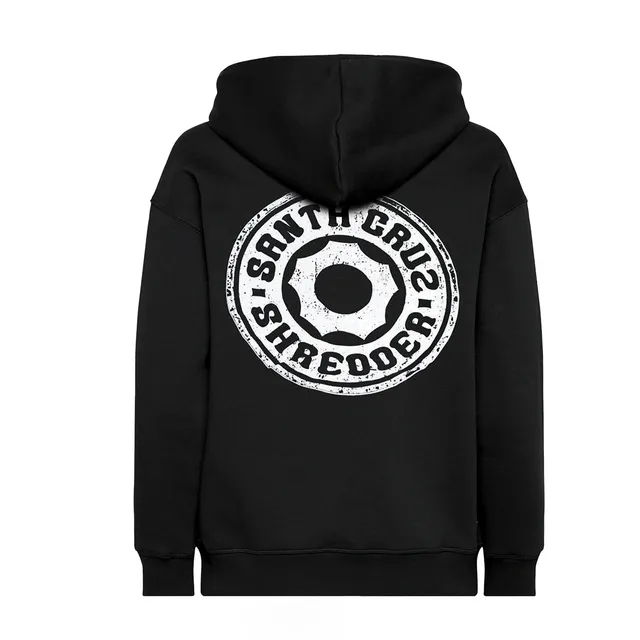 santa-cruz-shredder-hoodie-cog-sweat-coton-noir-m image 1