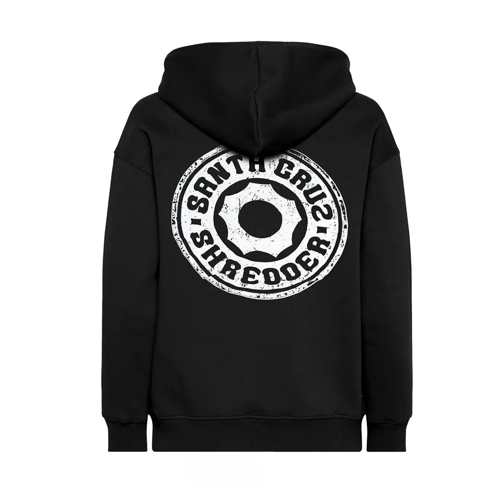 santa-cruz-shredder-hoodie-cog-sweat-coton-noir-m image 1