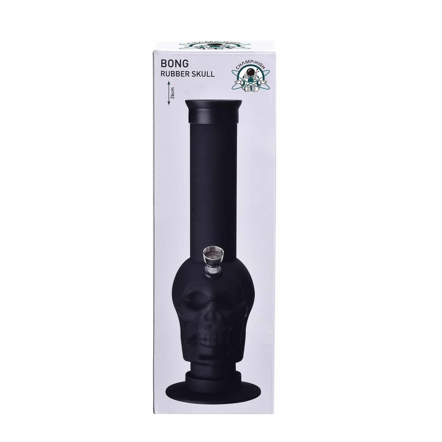 champhigh-consume-rubber-skull-bong-acrylique-40-cm-t-te-de-mort image 3