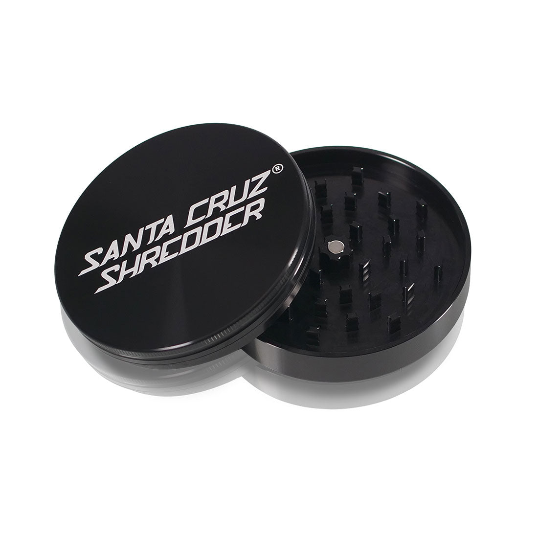 santa-cruz-shredder-jumbo-moulin-herbe-noir-mat-2-parties-4-pouces image 3