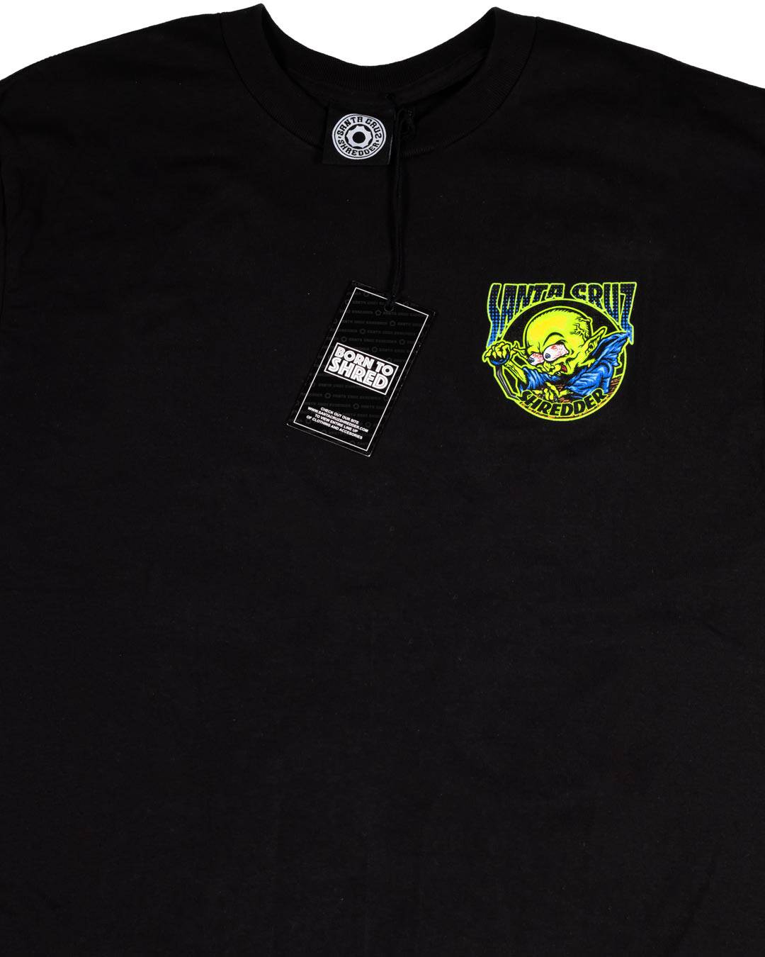 santa-cruz-shredder-aluminum-shred-till-dead-t-shirt-noir-m image 5