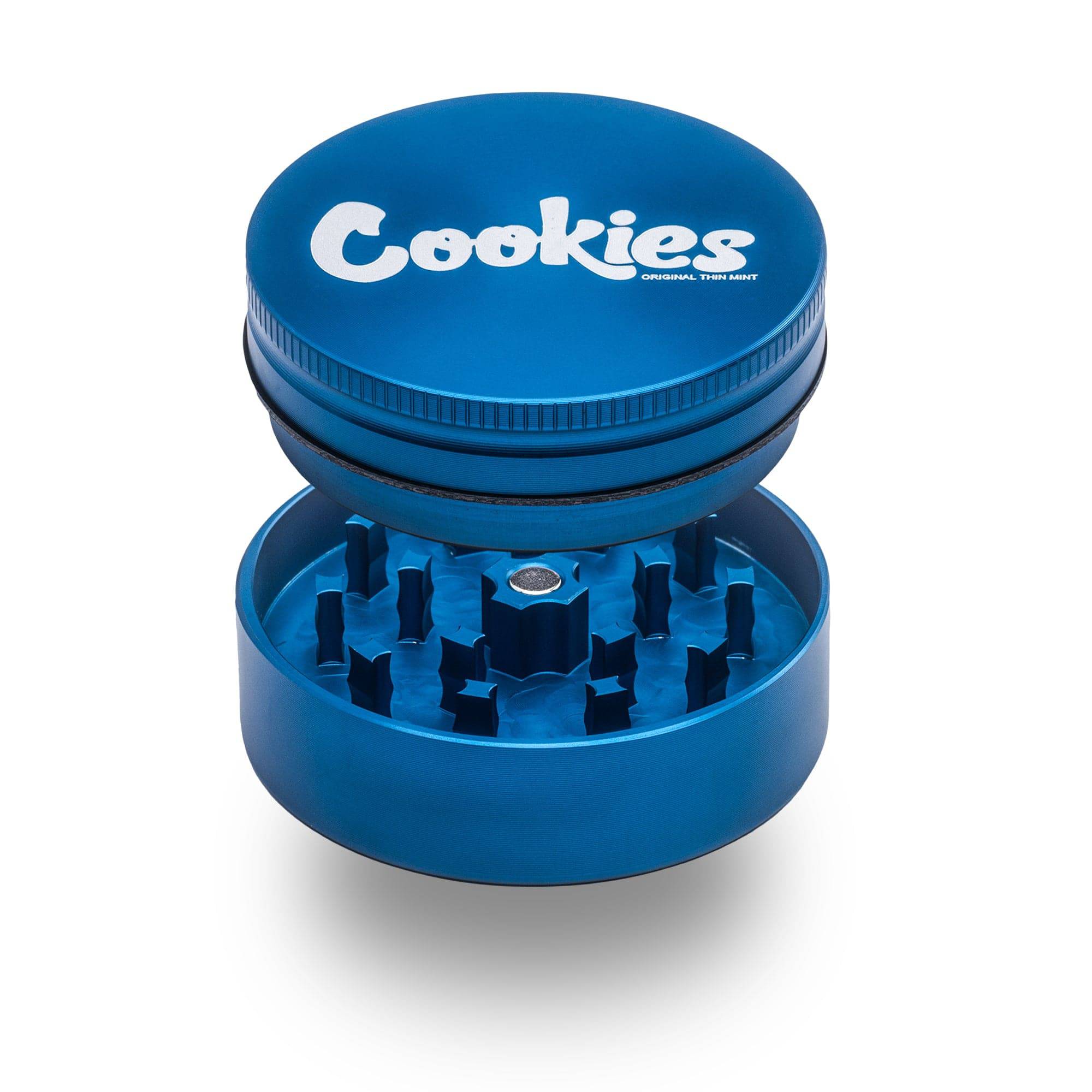santa-cruz-shredder-alu-cookies-grinder-2-parties-medium-bleu image 1