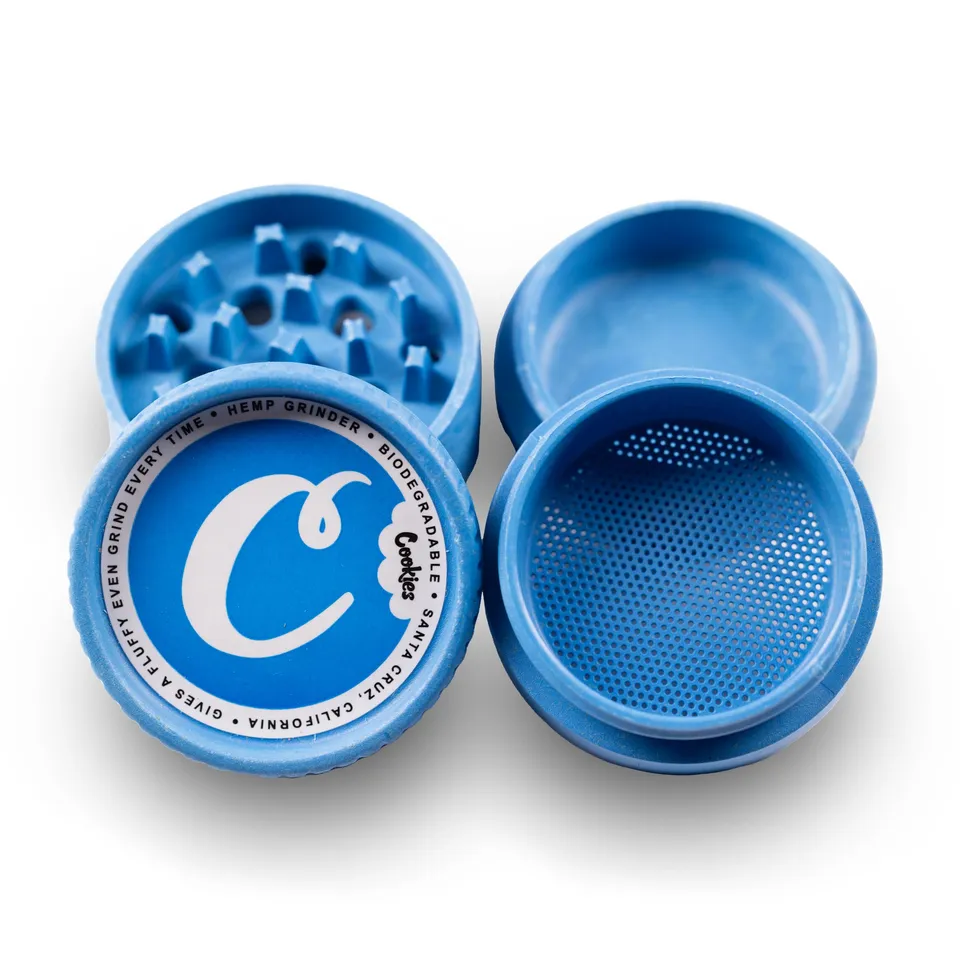 santa-cruz-shredder-hemp-cookies-grinder-4-pi-ces-bleu image 1