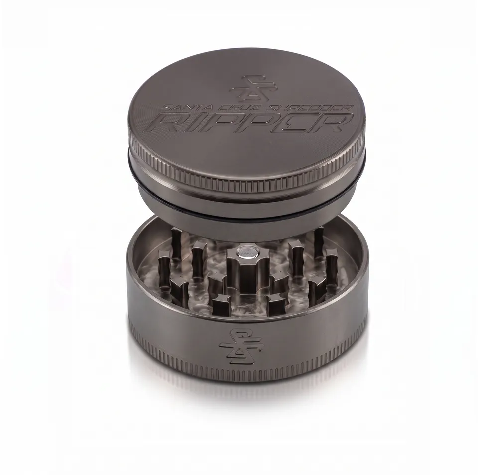 santa-cruz-ripper-2-pi-ces-medium-grinder-aluminium-or-mat image 1