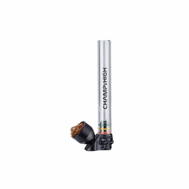 champ-high-skull-duo-pipe-verre-9-5-cm-grinder-30-mm image 1