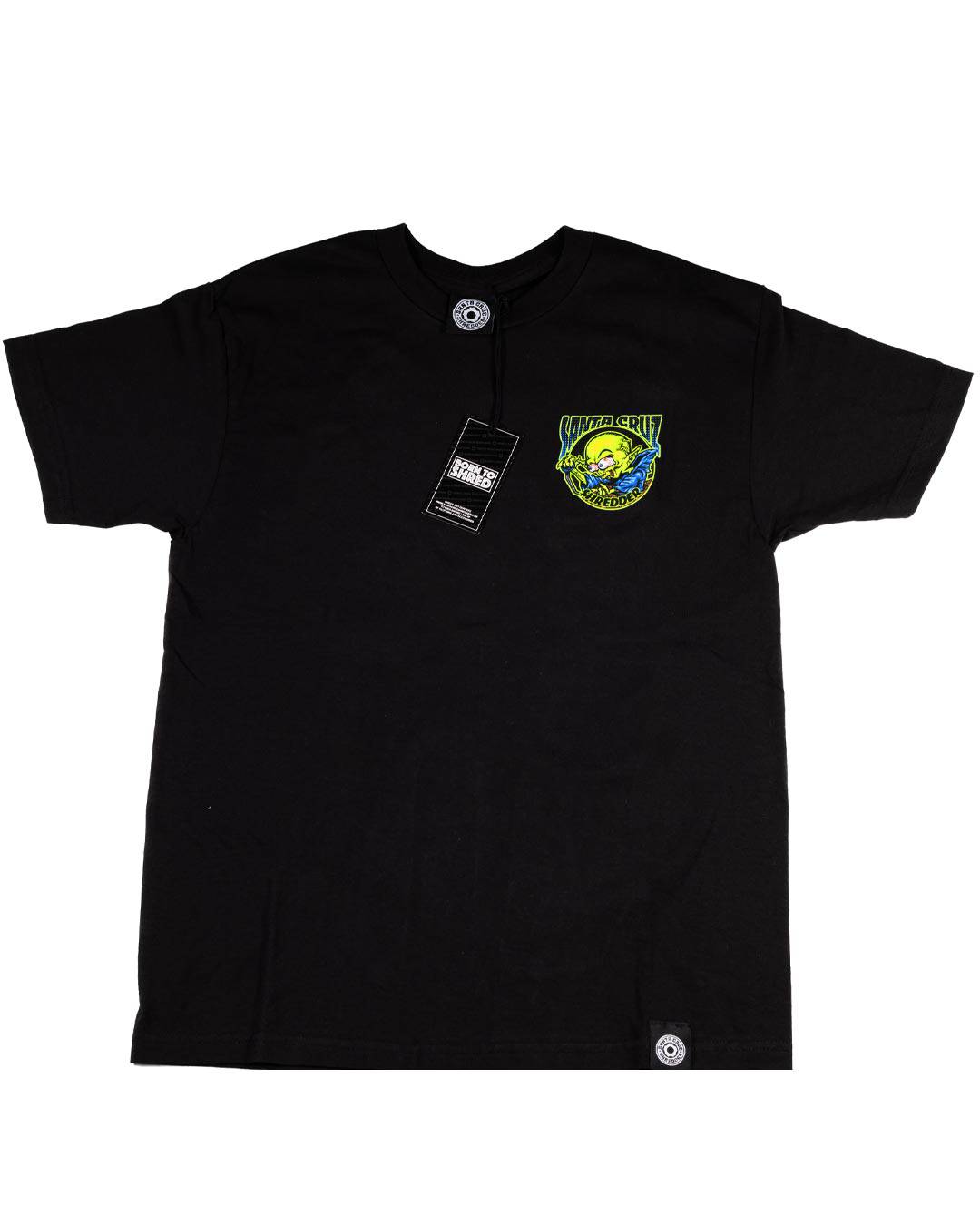 santa-cruz-shredder-aluminum-shred-till-dead-t-shirt-noir-m image 3