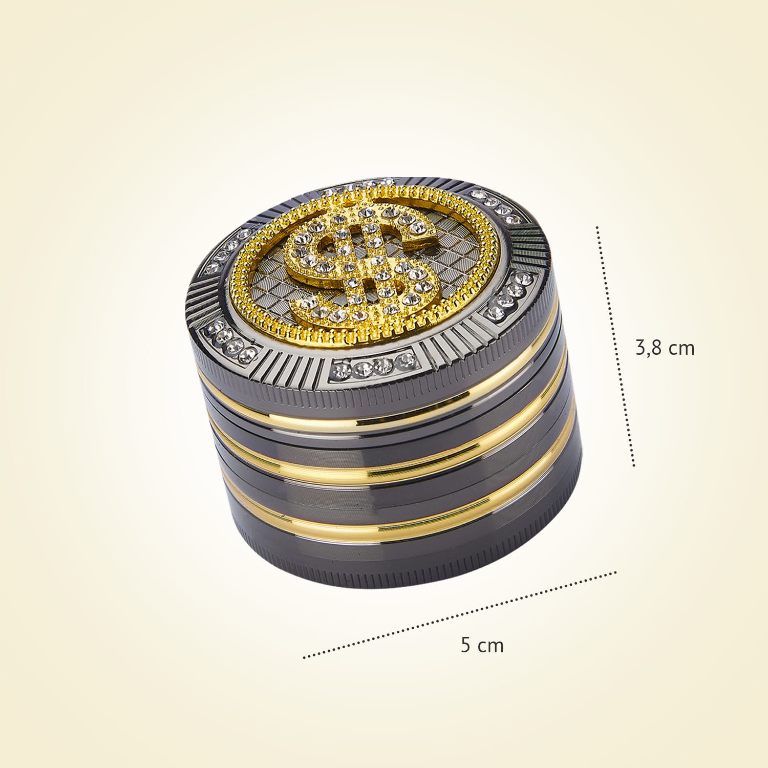 champhigh-prepare-bling-bling-grinder-dollar-50-mm-4-parties image 3