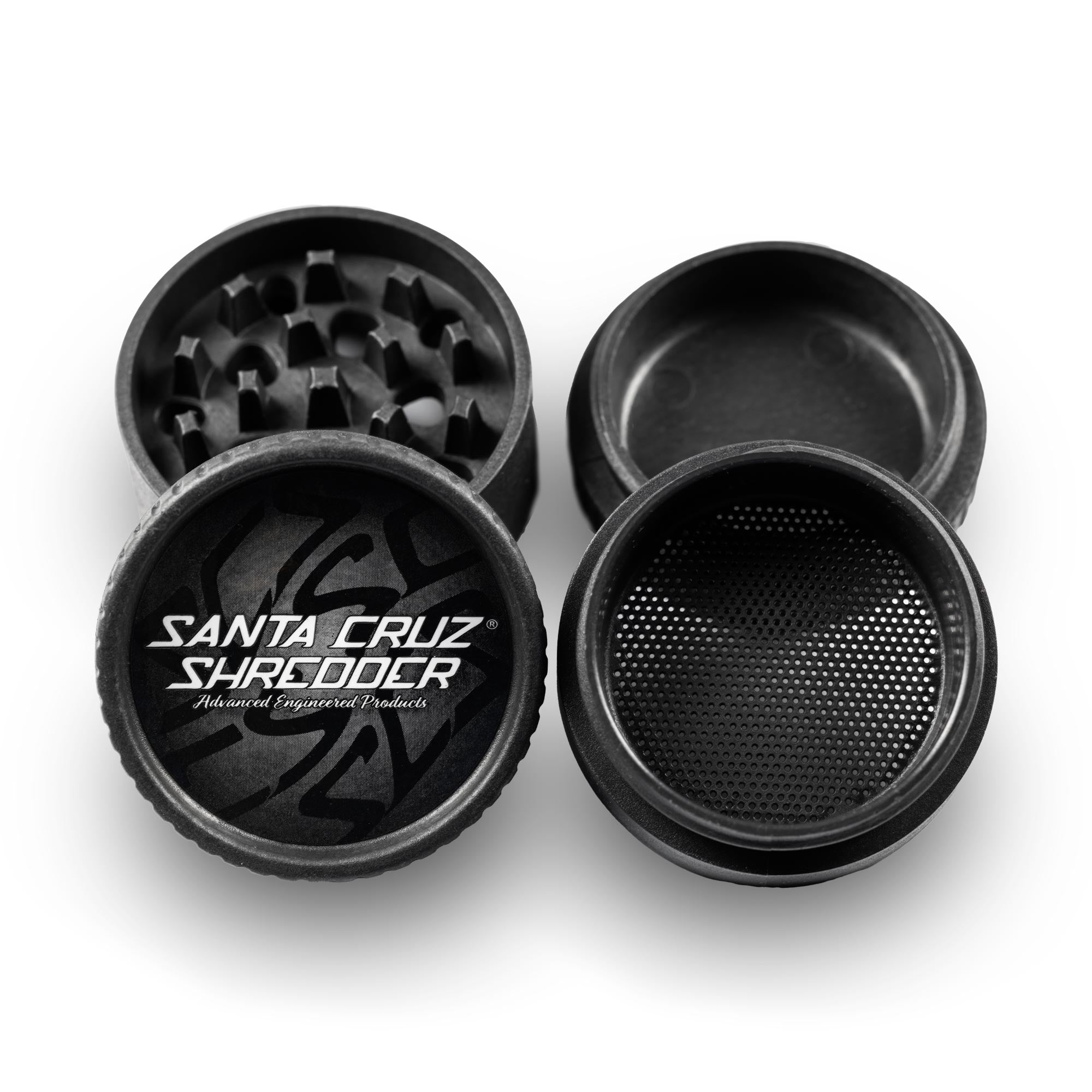 santa-cruz-shredder-hemp-4-parties-grinder-chanvre-noir image 1