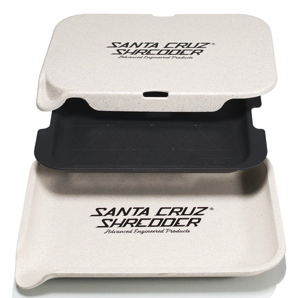 santa-cruz-shredder-hemp-plateau-herbe-noir-tamis image 2