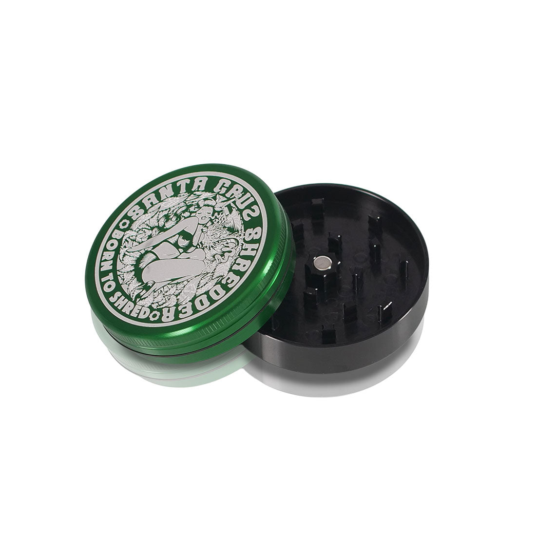 santa-cruz-shredder-aluminium-large-pin-up-grinder-2-parties-bleu image 6
