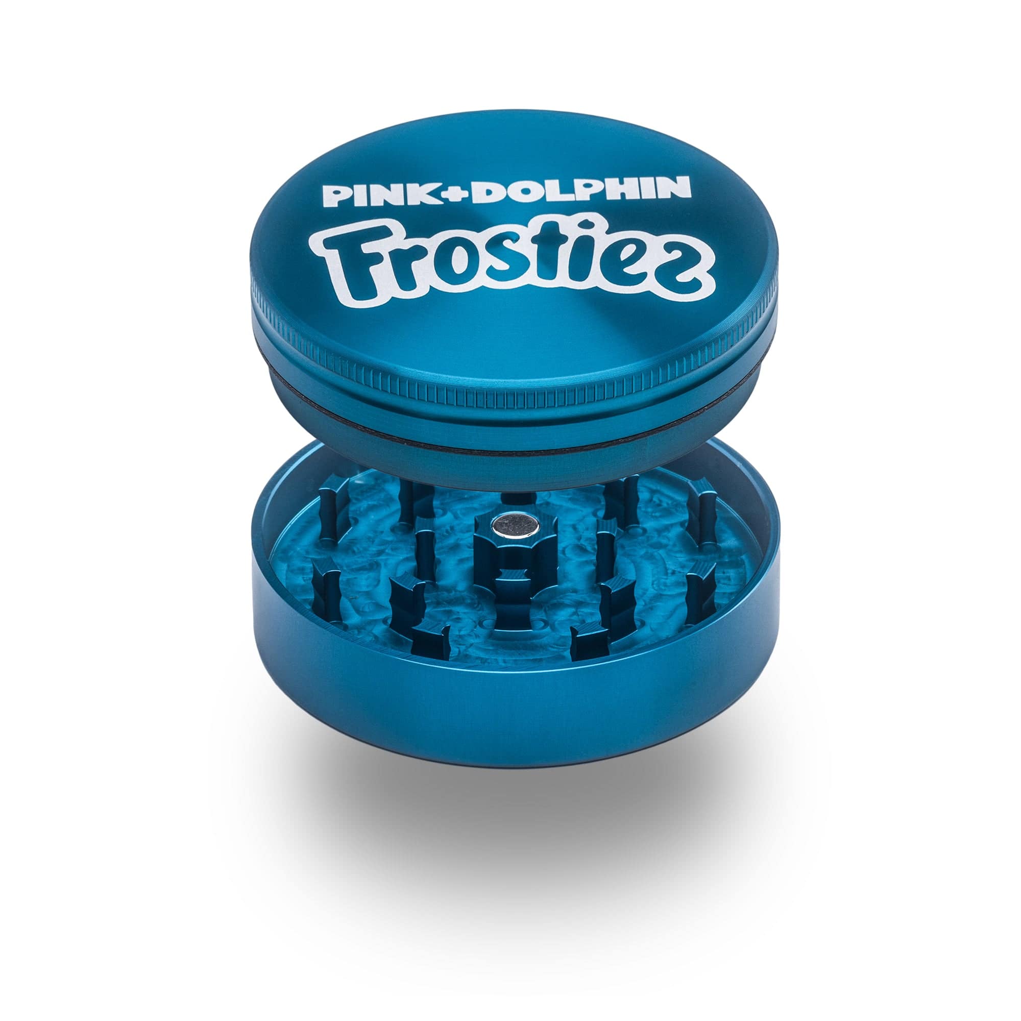 santa-cruz-pink-dolphin-frostiez-grinder-aluminium-large-2pc image 1