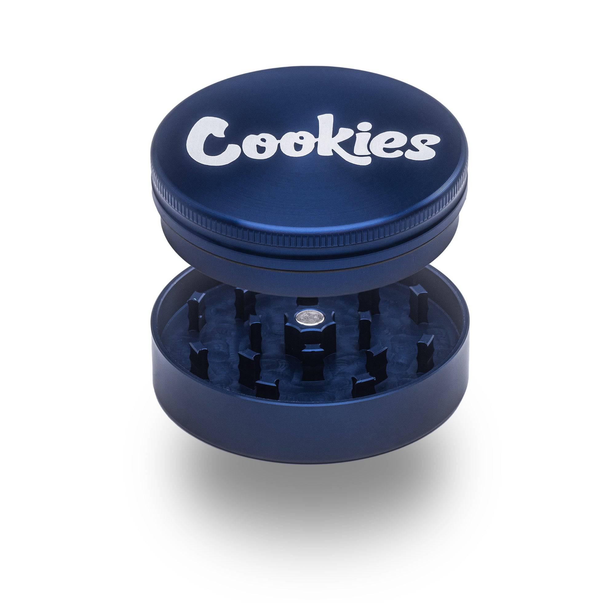 santa-cruz-shredder-aluminum-cookies-grinder-2-parties-large-bleu image 1